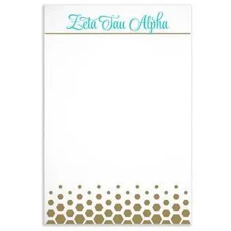 Zeta Tau Alpha Lined Notepad – Clearance 1