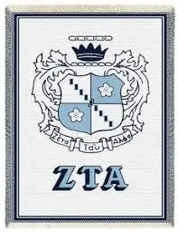 Zeta Tau Alpha Soft-Weave Afghan 1
